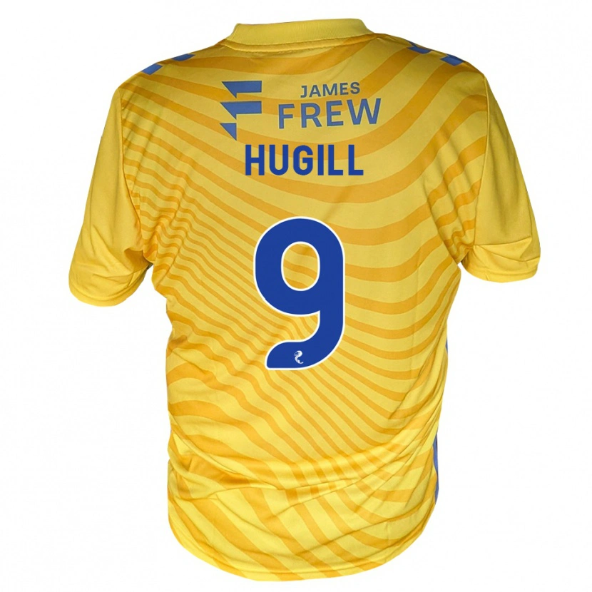 Danxen Damen Joe Hugill #9 Königsblau Gelb Auswärtstrikot Trikot 2026/27 T-Shirt Österreich