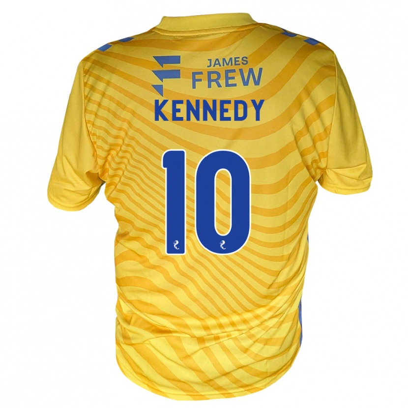 Danxen Damen Matty Kennedy #10 Königsblau Gelb Auswärtstrikot Trikot 2026/27 T-Shirt Österreich
