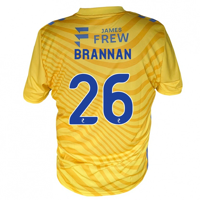 Danxen Damen Ben Brannan #26 Königsblau Gelb Auswärtstrikot Trikot 2026/27 T-Shirt Österreich