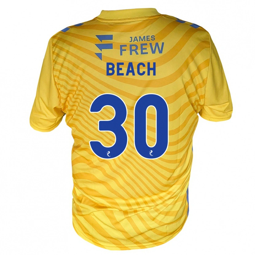 Danxen Damen Eddie Beach #30 Königsblau Gelb Auswärtstrikot Trikot 2026/27 T-Shirt Österreich