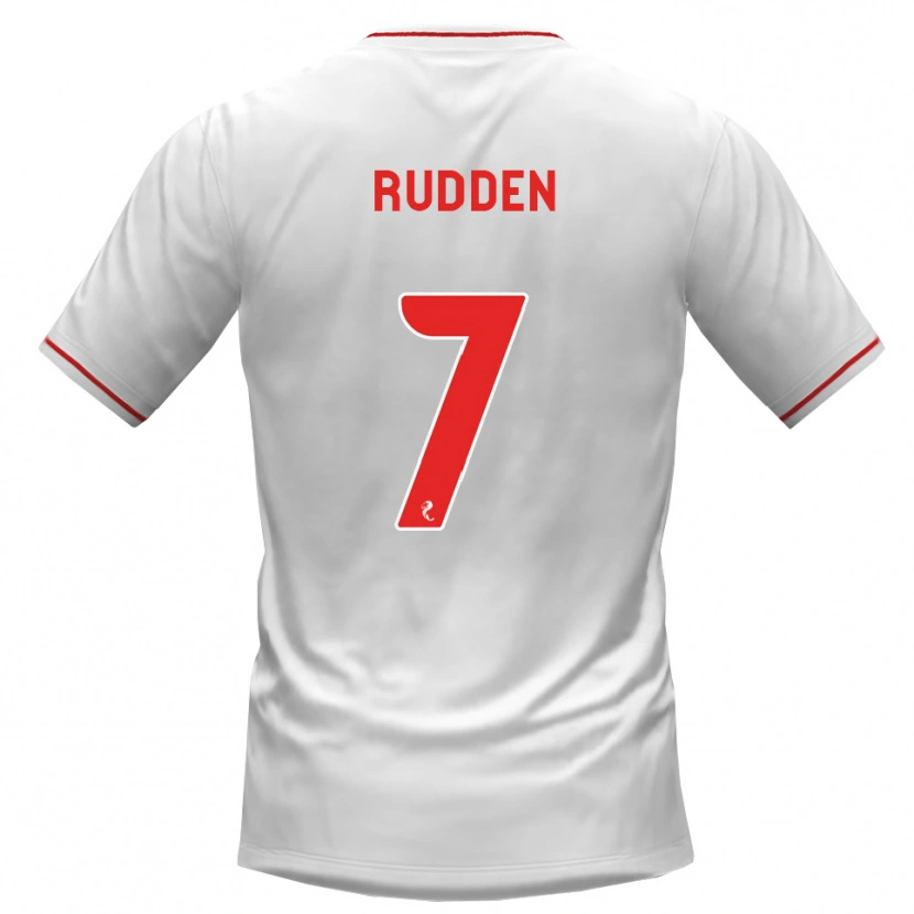 Danxen Damen Zak Rudden #7 Weiß Rot Auswärtstrikot Trikot 2026/27 T-Shirt Österreich