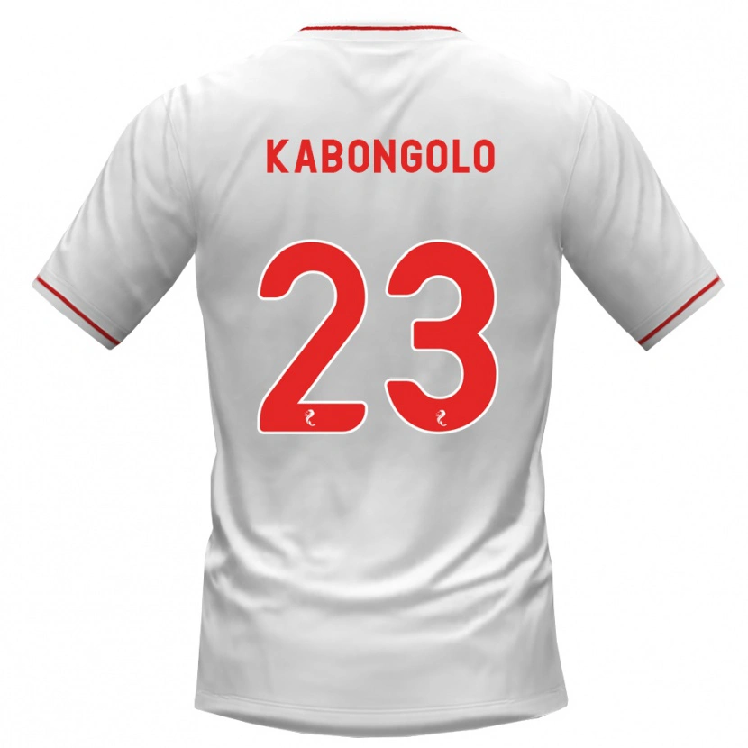 Danxen Damen Brooklyn Kabongolo #23 Weiß Rot Auswärtstrikot Trikot 2026/27 T-Shirt Österreich