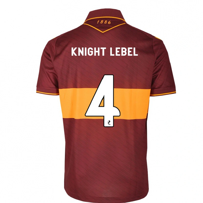 Danxen Damen Jamie Knight-Lebel #4 Orange Maroon Auswärtstrikot Trikot 2026/27 T-Shirt Österreich