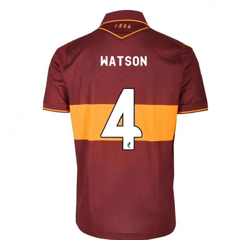 Danxen Damen Chelsie Watson #4 Orange Maroon Auswärtstrikot Trikot 2026/27 T-Shirt Österreich