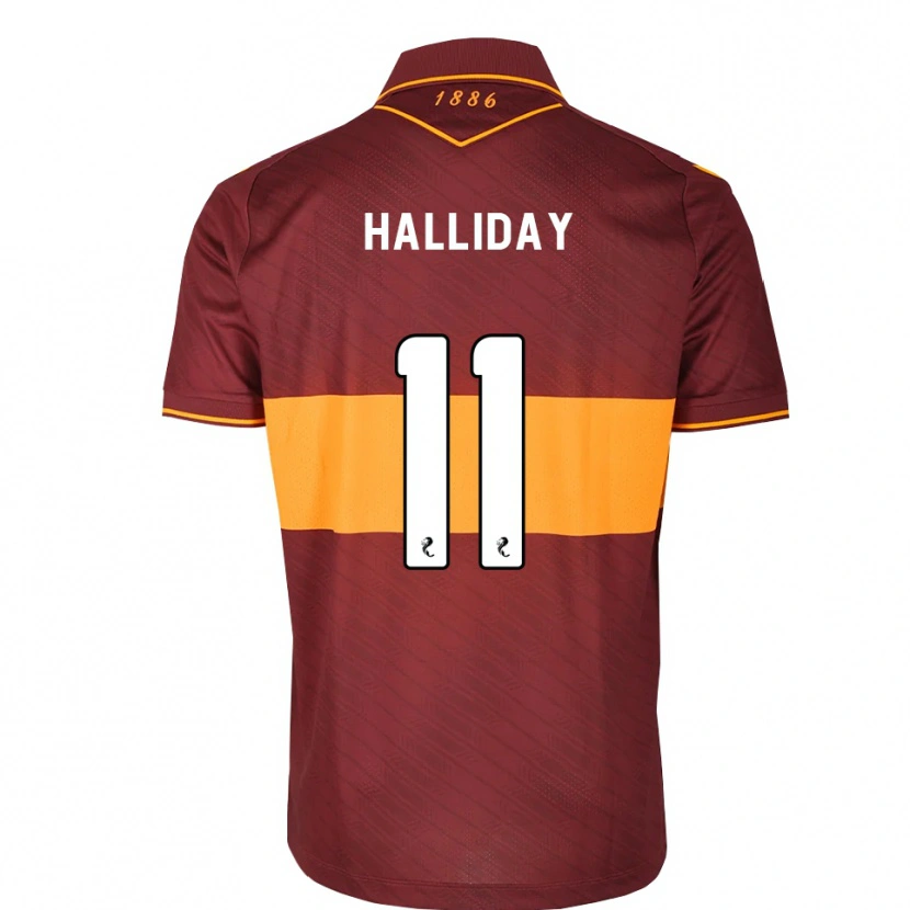Danxen Damen Andy Halliday #11 Orange Maroon Auswärtstrikot Trikot 2026/27 T-Shirt Österreich