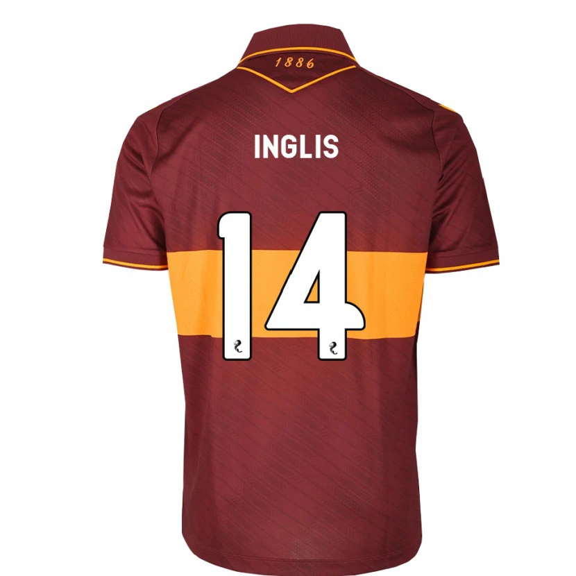 Danxen Damen Gill Inglis #14 Orange Maroon Auswärtstrikot Trikot 2026/27 T-Shirt Österreich