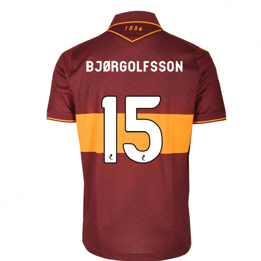 Danxen Damen Eythor Bjørgolfsson #15 Orange Maroon Auswärtstrikot Trikot 2026/27 T-Shirt Österreich