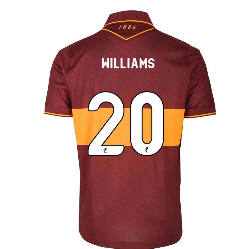 Danxen Damen Dylan Williams #20 Orange Maroon Auswärtstrikot Trikot 2026/27 T-Shirt Österreich