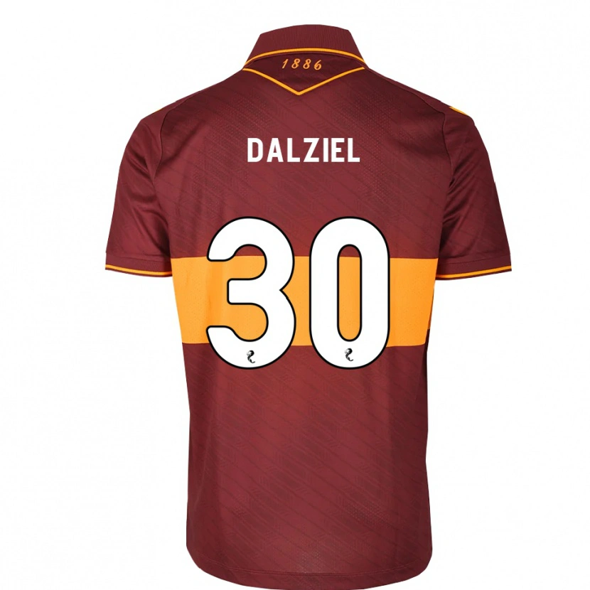 Danxen Damen Jack Dalziel #30 Orange Maroon Auswärtstrikot Trikot 2026/27 T-Shirt Österreich