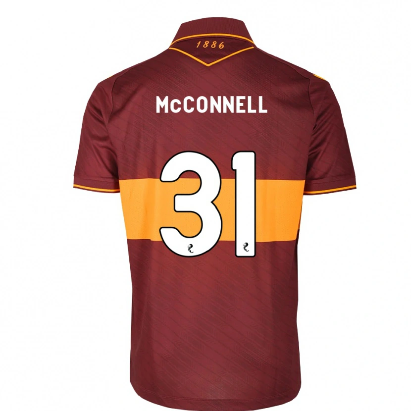 Danxen Damen Jack Mcconnell #31 Orange Maroon Auswärtstrikot Trikot 2026/27 T-Shirt Österreich