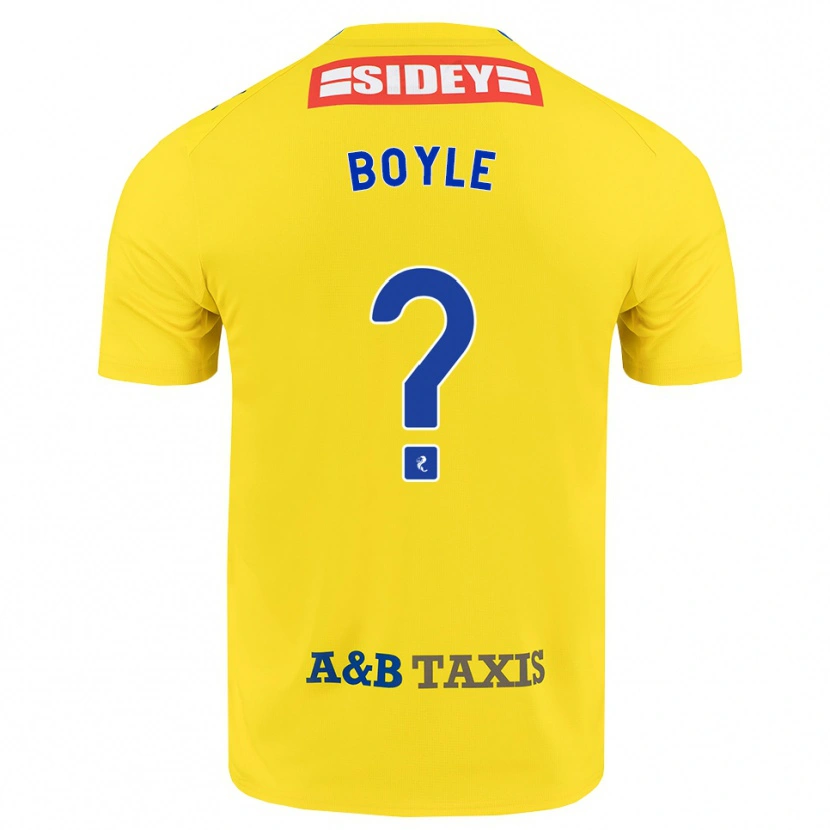 Danxen Damen Callum Boyle #0 Gelb Blau Schwarz Auswärtstrikot Trikot 2026/27 T-Shirt Österreich