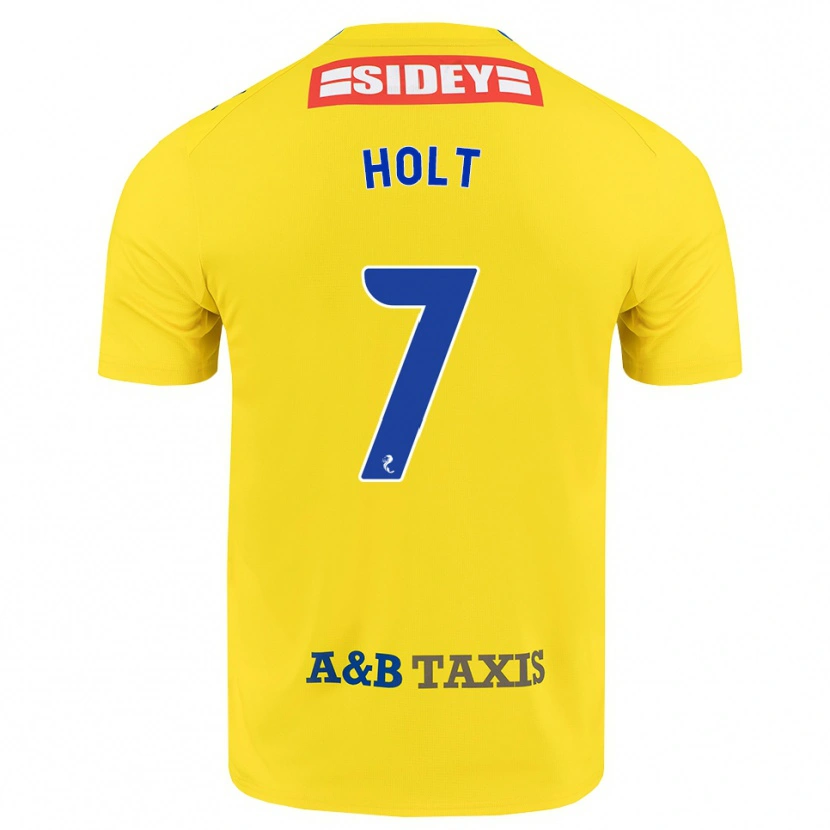 Danxen Damen Jason Holt #7 Gelb Blau Schwarz Auswärtstrikot Trikot 2026/27 T-Shirt Österreich