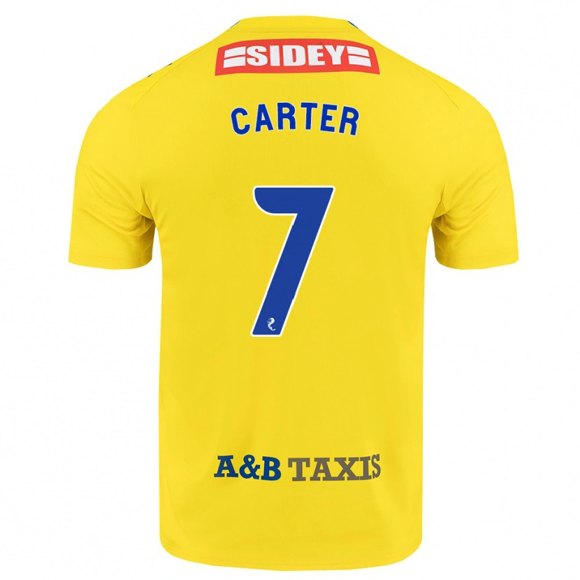 Danxen Damen Nicole Carter #7 Gelb Blau Schwarz Auswärtstrikot Trikot 2026/27 T-Shirt Österreich