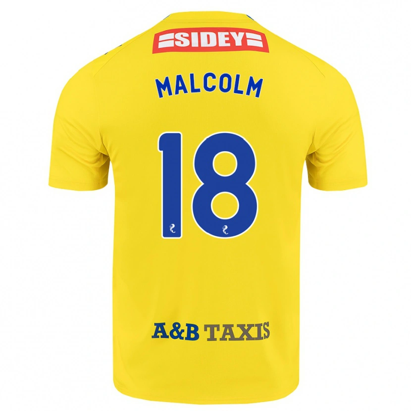 Danxen Damen Jodie Malcolm #18 Gelb Blau Schwarz Auswärtstrikot Trikot 2026/27 T-Shirt Österreich