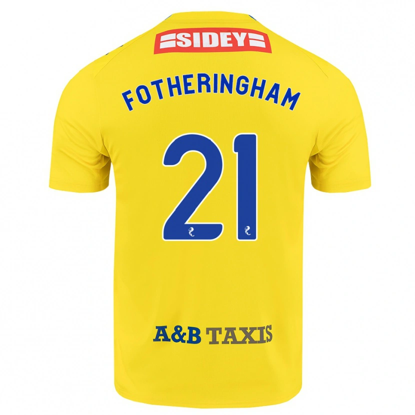 Danxen Damen Kai Fotheringham #21 Gelb Blau Schwarz Auswärtstrikot Trikot 2026/27 T-Shirt Österreich