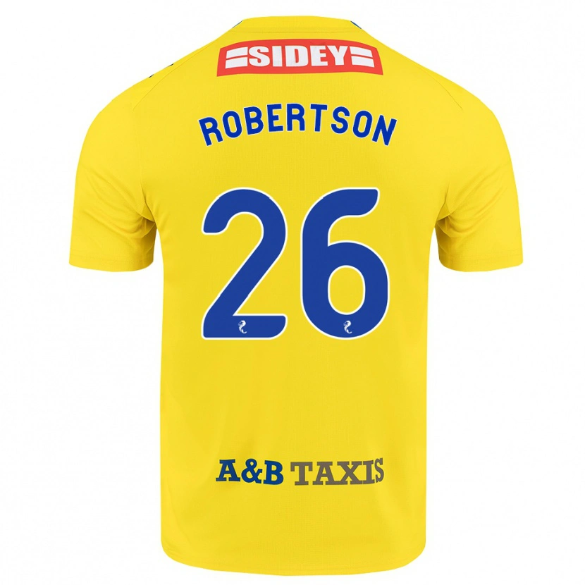 Danxen Damen Rebecca Robertson #26 Gelb Blau Schwarz Auswärtstrikot Trikot 2026/27 T-Shirt Österreich