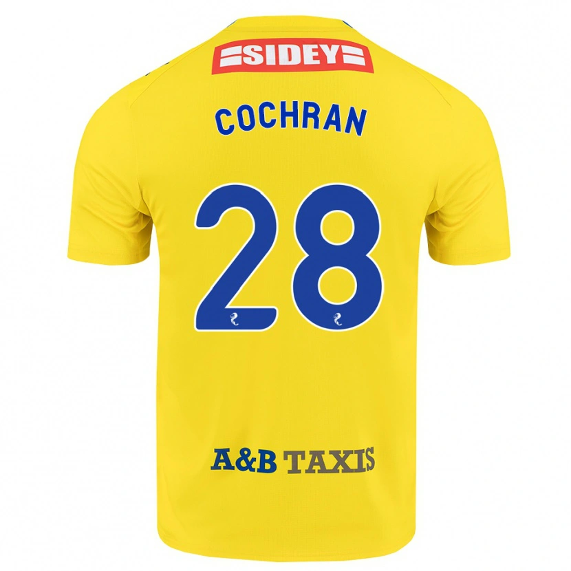 Danxen Damen Bobby Cochran #28 Gelb Blau Schwarz Auswärtstrikot Trikot 2026/27 T-Shirt Österreich