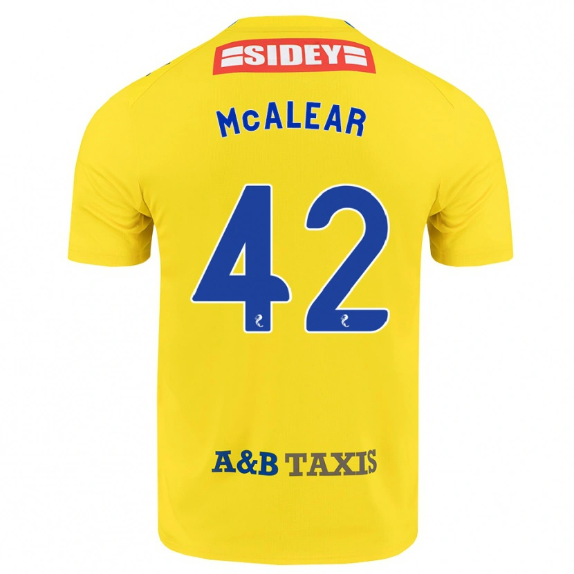 Danxen Damen Reece Mcalear #42 Gelb Blau Schwarz Auswärtstrikot Trikot 2026/27 T-Shirt Österreich