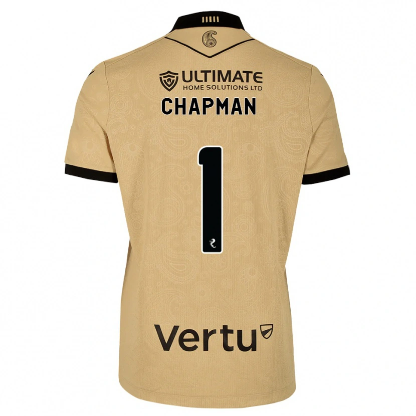 Danxen Damen Jacob Chapman #1 Burlywood Schwarz Auswärtstrikot Trikot 2026/27 T-Shirt Österreich