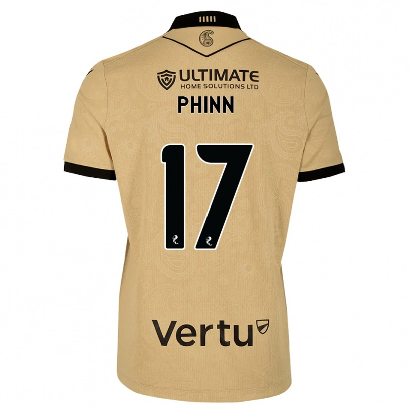 Danxen Damen Shaun Phinn #17 Burlywood Schwarz Auswärtstrikot Trikot 2026/27 T-Shirt Österreich