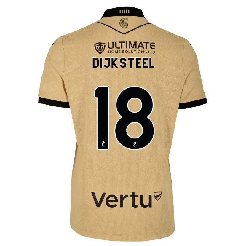 Danxen Damen Malik Dijksteel #18 Burlywood Schwarz Auswärtstrikot Trikot 2026/27 T-Shirt Österreich