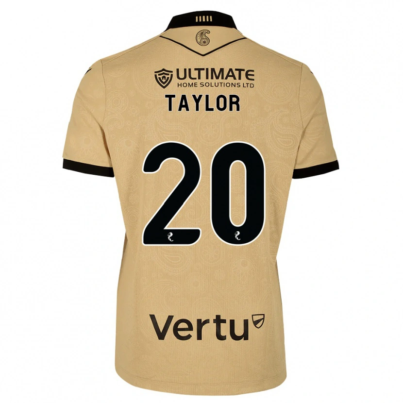 Danxen Damen Fraser Taylor #20 Burlywood Schwarz Auswärtstrikot Trikot 2026/27 T-Shirt Österreich