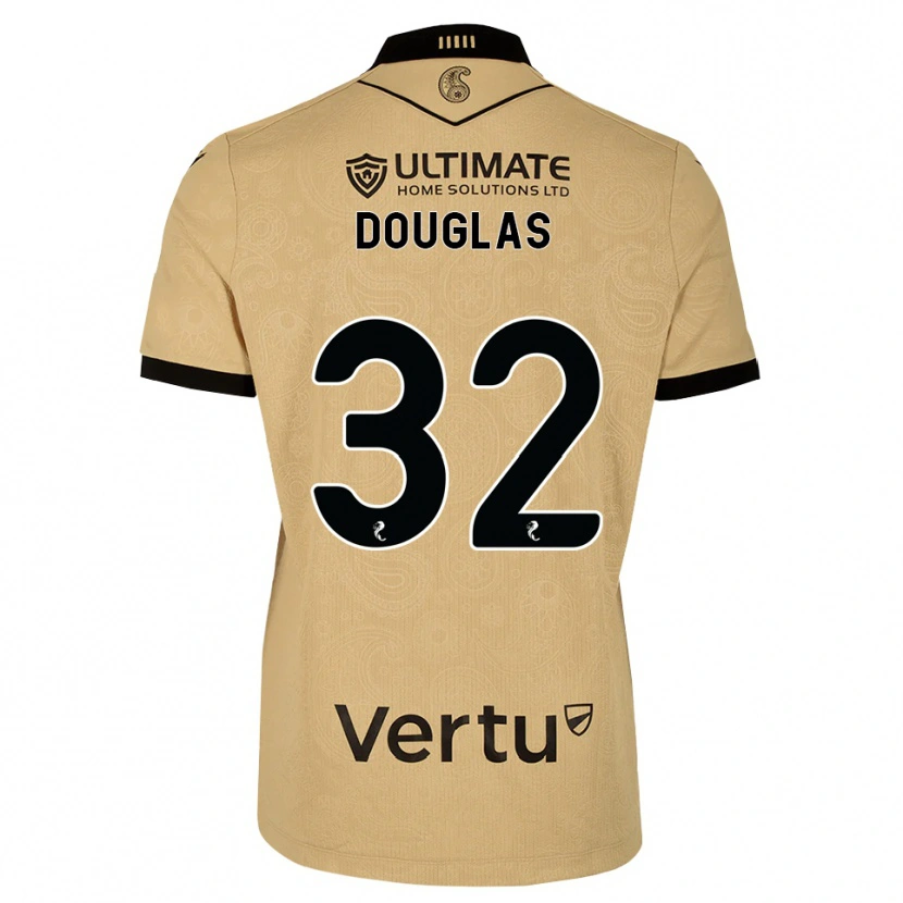 Danxen Damen Luke Douglas #32 Burlywood Schwarz Auswärtstrikot Trikot 2026/27 T-Shirt Österreich