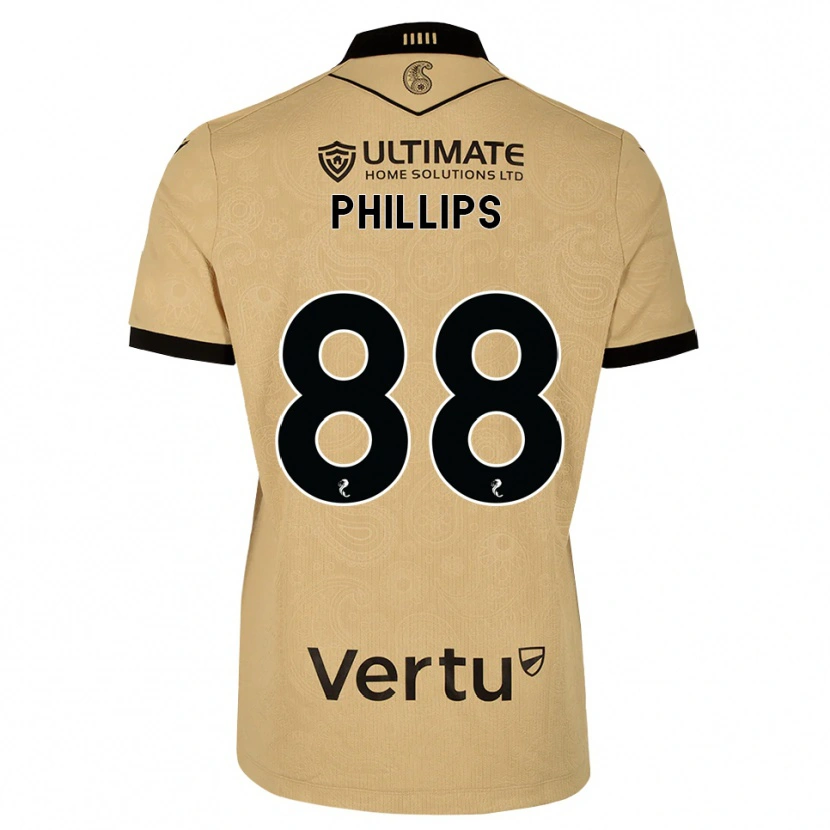 Danxen Damen Killian Phillips #88 Burlywood Schwarz Auswärtstrikot Trikot 2026/27 T-Shirt Österreich