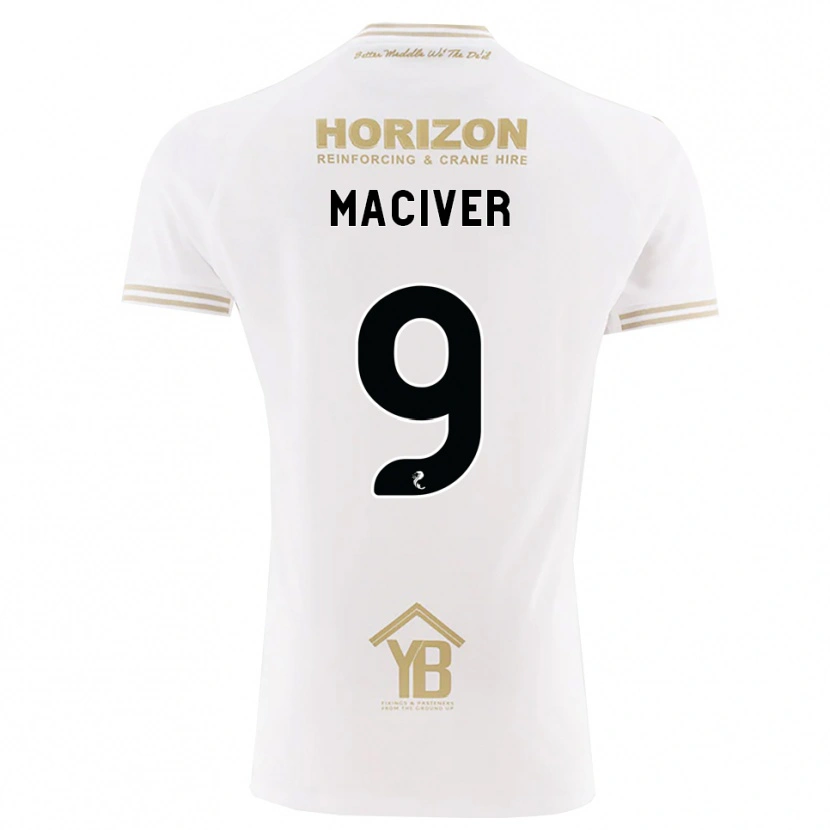 Danxen Damen Ross Maciver #9 Weizen Weiß Auswärtstrikot Trikot 2026/27 T-Shirt Österreich