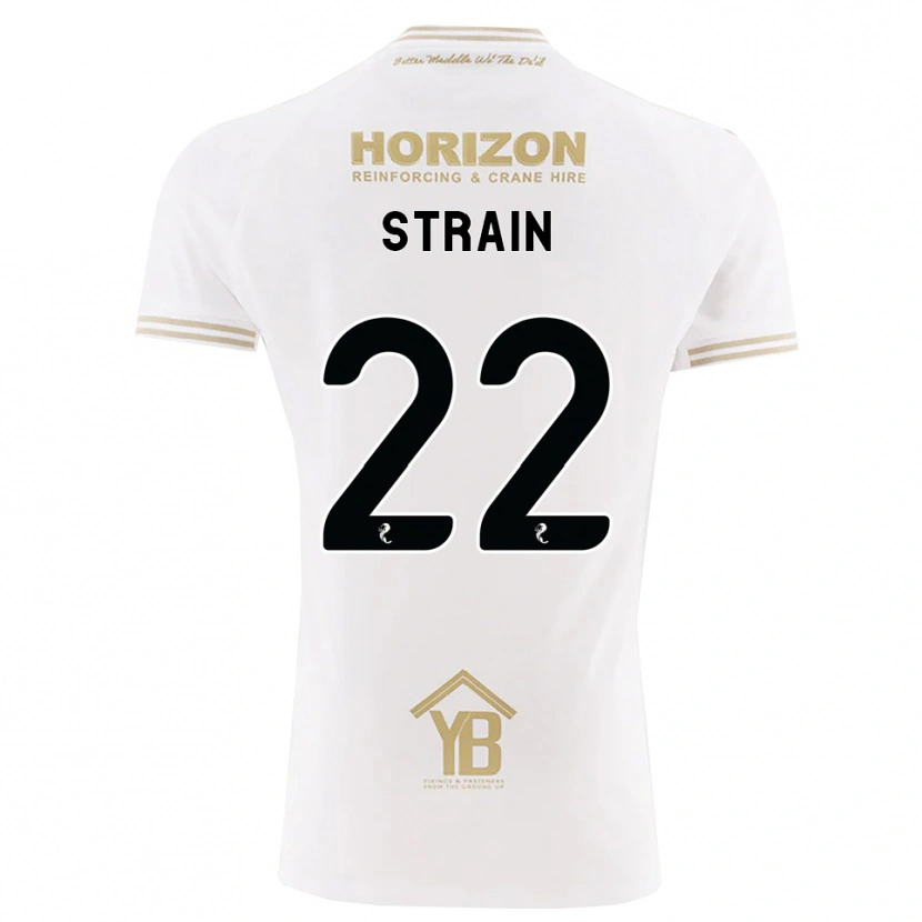 Danxen Damen Ryan Strain #22 Weizen Weiß Auswärtstrikot Trikot 2026/27 T-Shirt Österreich