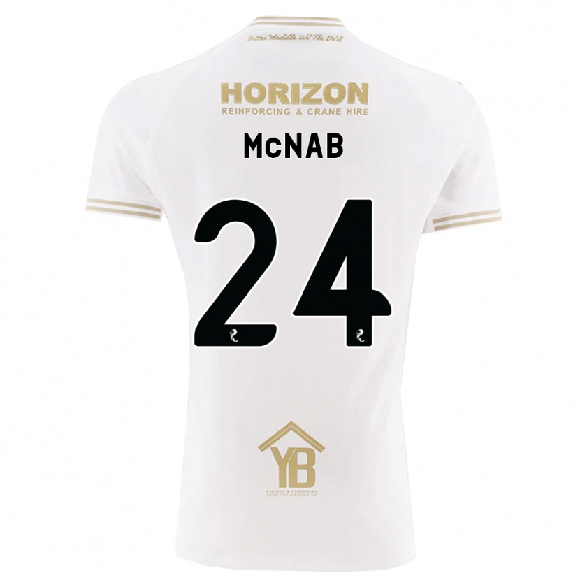 Danxen Damen Cameron Mcnab #24 Weizen Weiß Auswärtstrikot Trikot 2026/27 T-Shirt Österreich