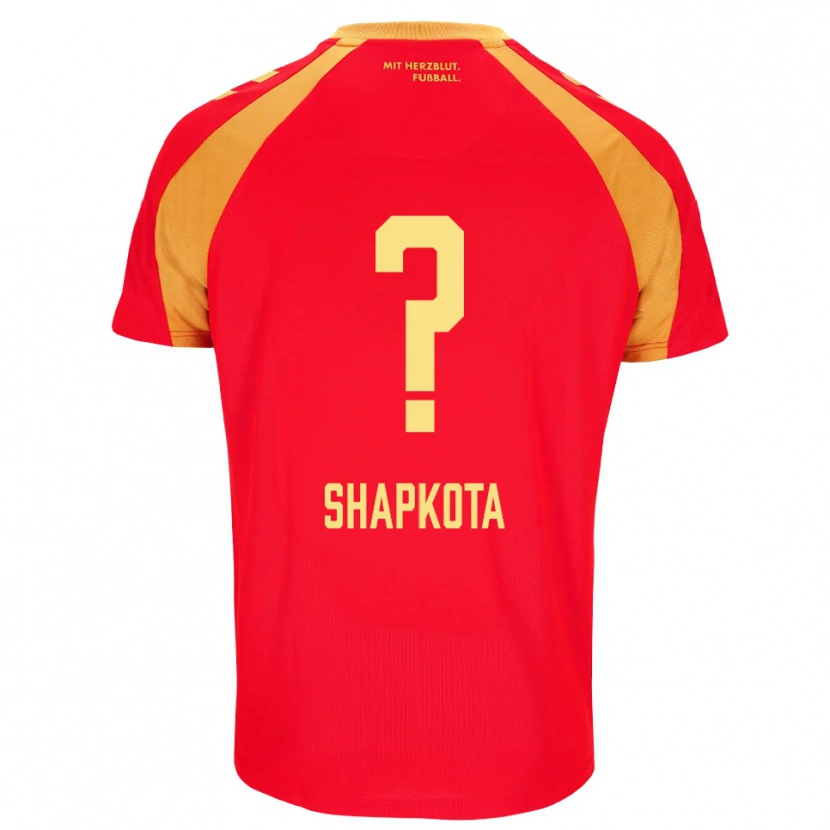 Danxen Damen Raul Shapkota #0 Rot Orange Schwarz Auswärtstrikot Trikot 2026/27 T-Shirt Österreich
