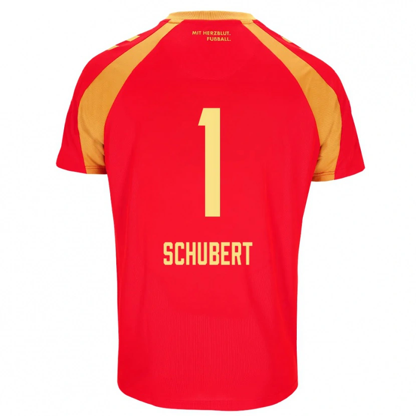 Danxen Damen Markus Schubert #1 Rot Orange Schwarz Auswärtstrikot Trikot 2026/27 T-Shirt Österreich