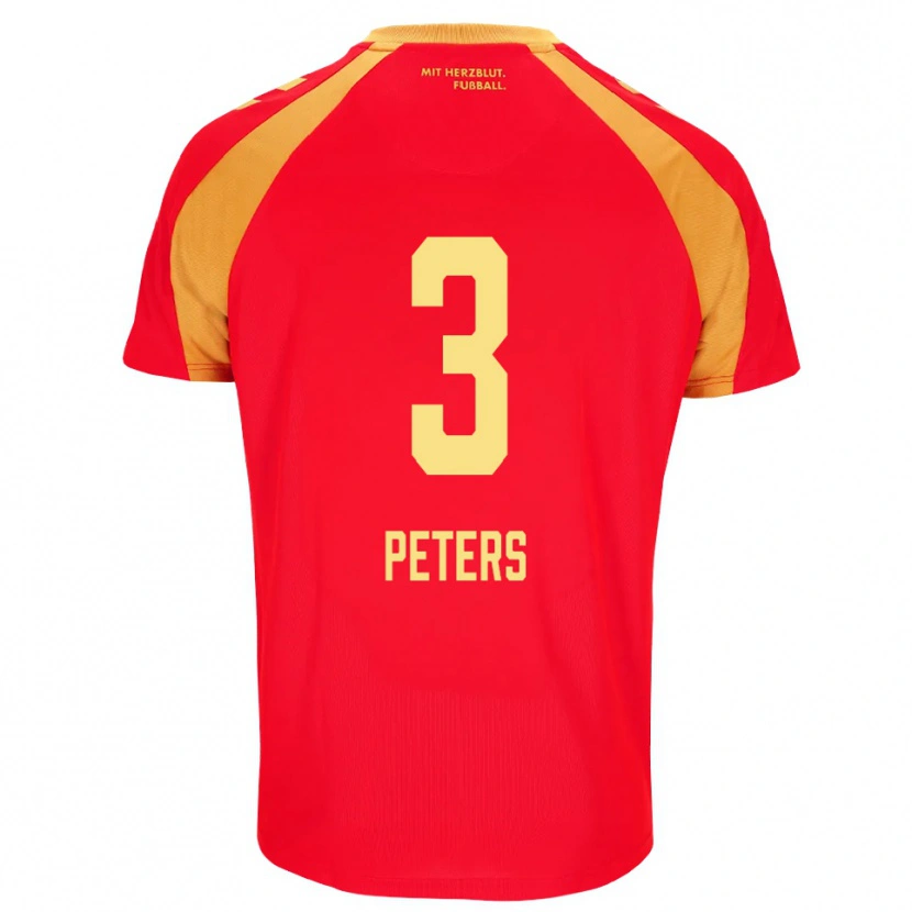 Danxen Damen Jan Peters #3 Rot Orange Schwarz Auswärtstrikot Trikot 2026/27 T-Shirt Österreich