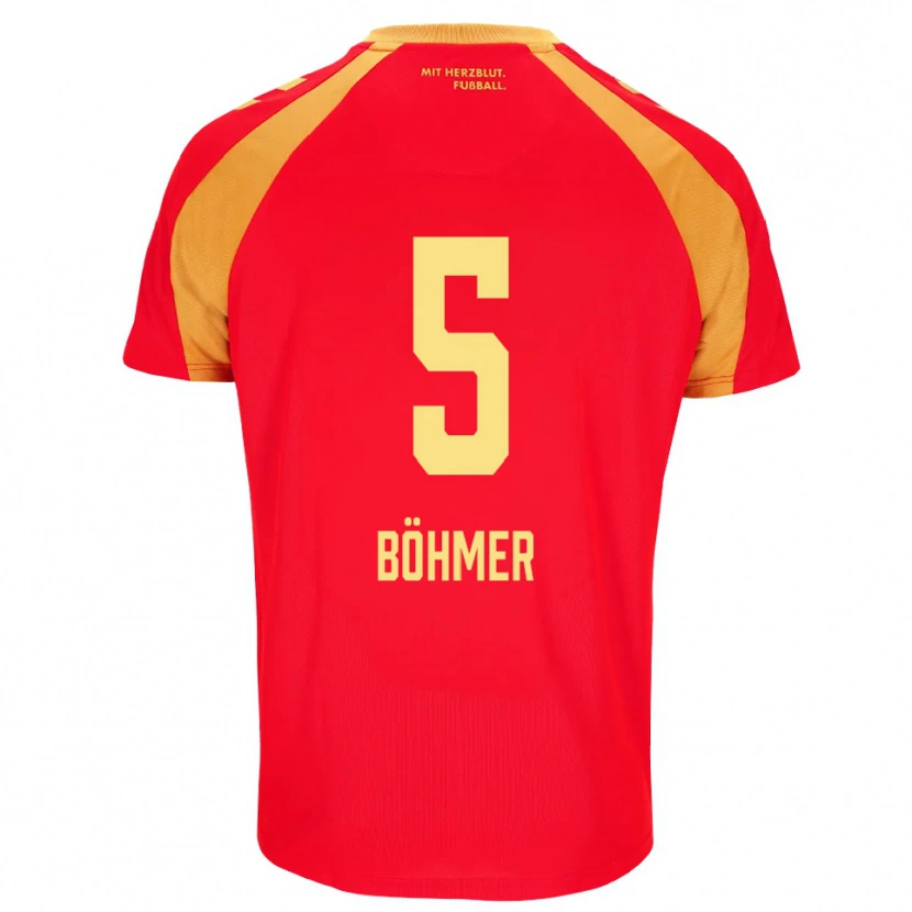 Danxen Damen Tim Böhmer #5 Rot Orange Schwarz Auswärtstrikot Trikot 2026/27 T-Shirt Österreich