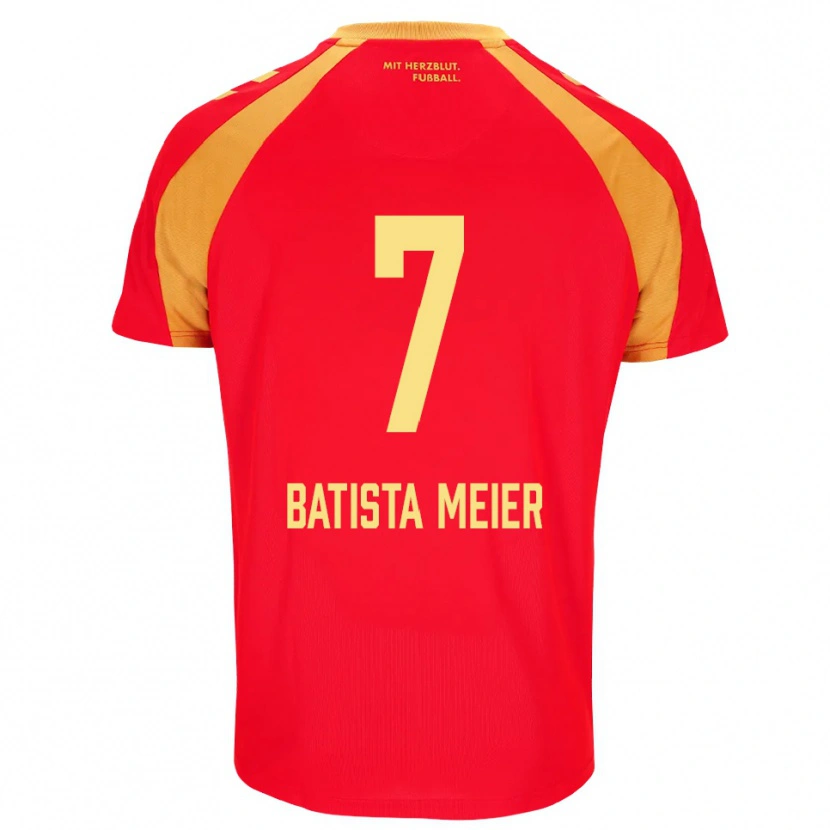 Danxen Damen Oliver Batista Meier #7 Rot Orange Schwarz Auswärtstrikot Trikot 2026/27 T-Shirt Österreich