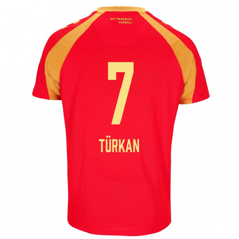 Danxen Damen Semih Türkan #7 Rot Orange Schwarz Auswärtstrikot Trikot 2026/27 T-Shirt Österreich