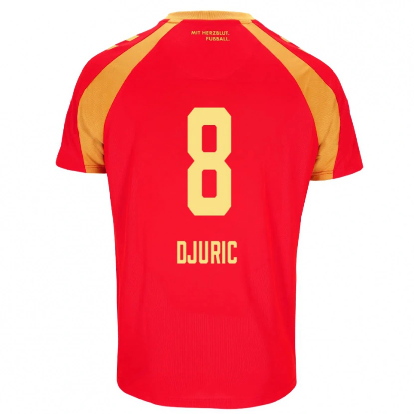 Danxen Damen Luka Duric #8 Rot Orange Schwarz Auswärtstrikot Trikot 2026/27 T-Shirt Österreich