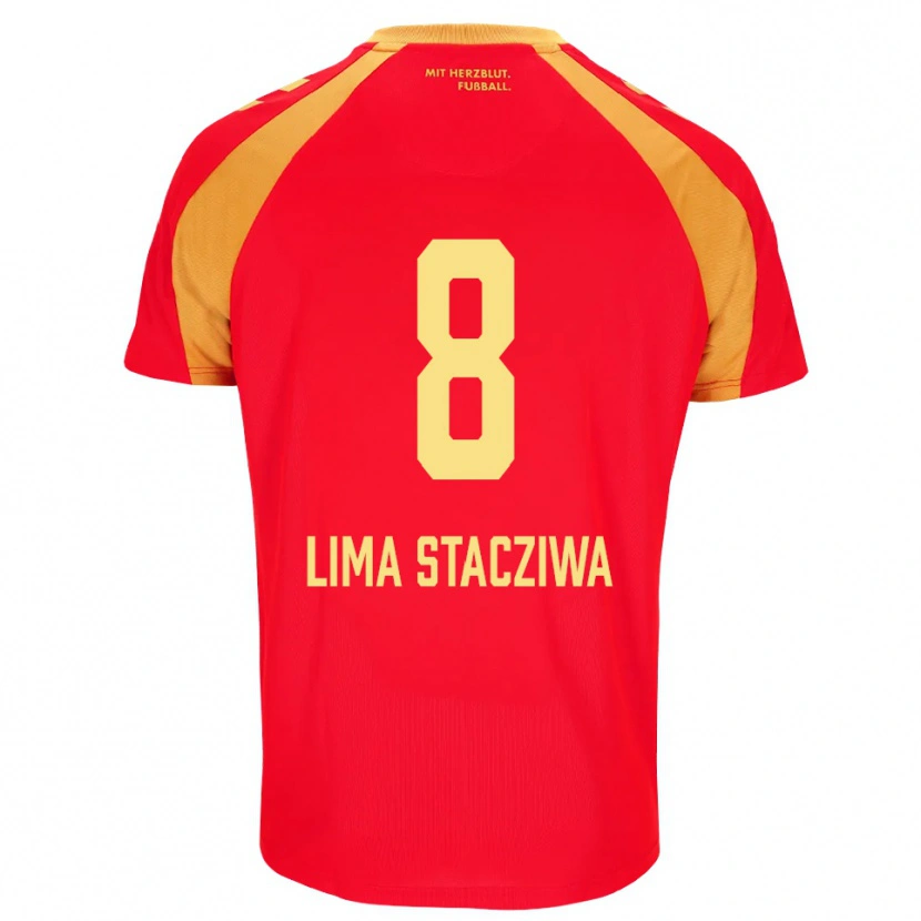 Danxen Damen Neo Lima Stacziwa #8 Rot Orange Schwarz Auswärtstrikot Trikot 2026/27 T-Shirt Österreich