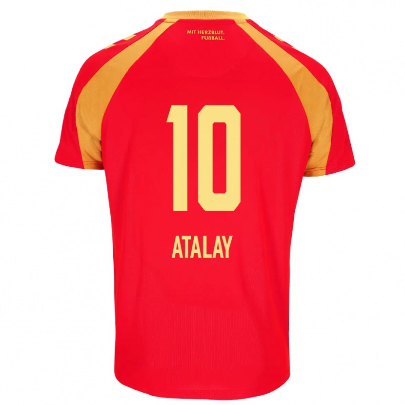 Danxen Damen Ibrahim Atalay #10 Rot Orange Schwarz Auswärtstrikot Trikot 2026/27 T-Shirt Österreich