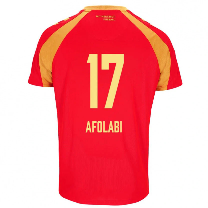 Danxen Damen Gentil Afolabi #17 Rot Orange Schwarz Auswärtstrikot Trikot 2026/27 T-Shirt Österreich