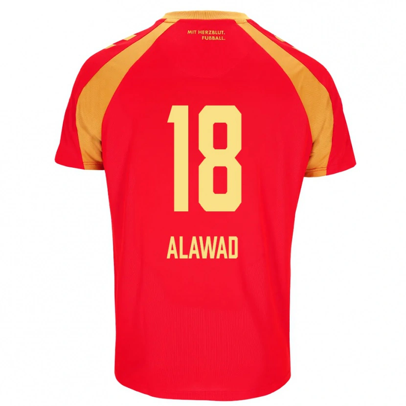 Danxen Damen Ali Alawad #18 Rot Orange Schwarz Auswärtstrikot Trikot 2026/27 T-Shirt Österreich