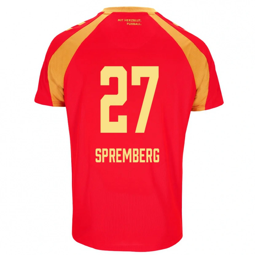 Danxen Damen Lenn Spremberg #27 Rot Orange Schwarz Auswärtstrikot Trikot 2026/27 T-Shirt Österreich