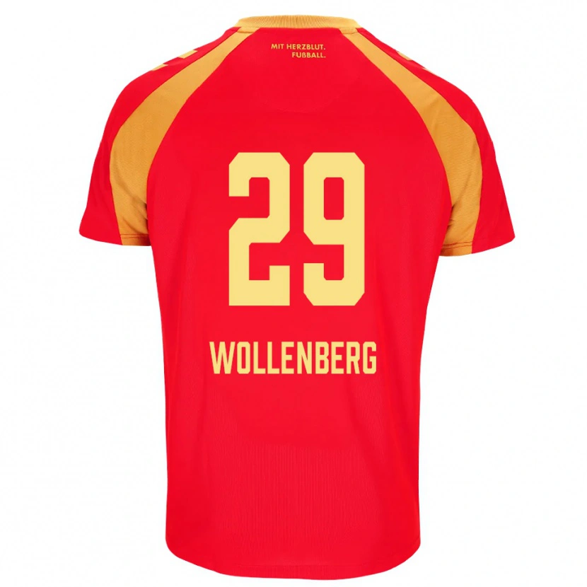 Danxen Damen Paul Wollenberg #29 Rot Orange Schwarz Auswärtstrikot Trikot 2026/27 T-Shirt Österreich