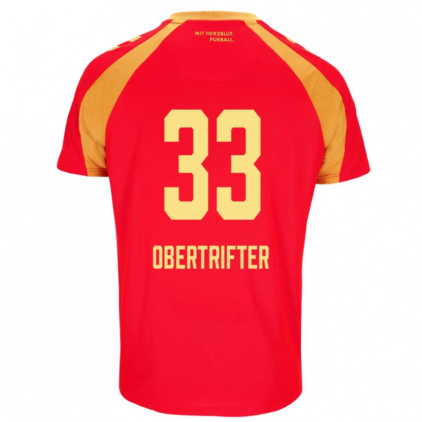 Danxen Damen Ben Obertrifter #33 Rot Orange Schwarz Auswärtstrikot Trikot 2026/27 T-Shirt Österreich