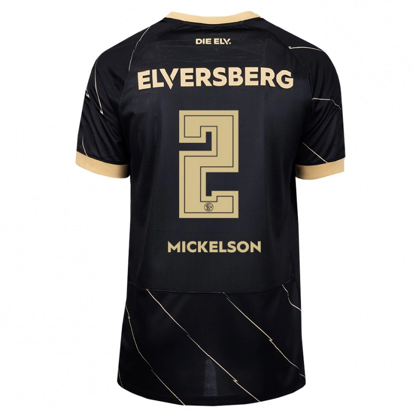 Danxen Damen Nicholas Mickelson #2 Schwarz Braun Auswärtstrikot Trikot 2026/27 T-Shirt Österreich