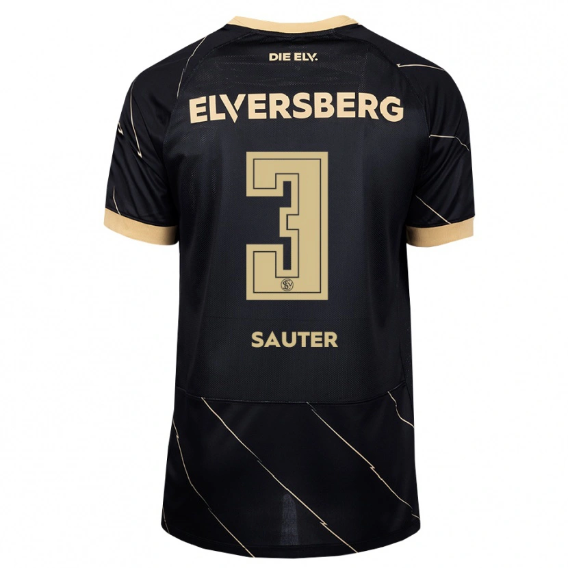 Danxen Damen Luca Sauter #3 Schwarz Braun Auswärtstrikot Trikot 2026/27 T-Shirt Österreich