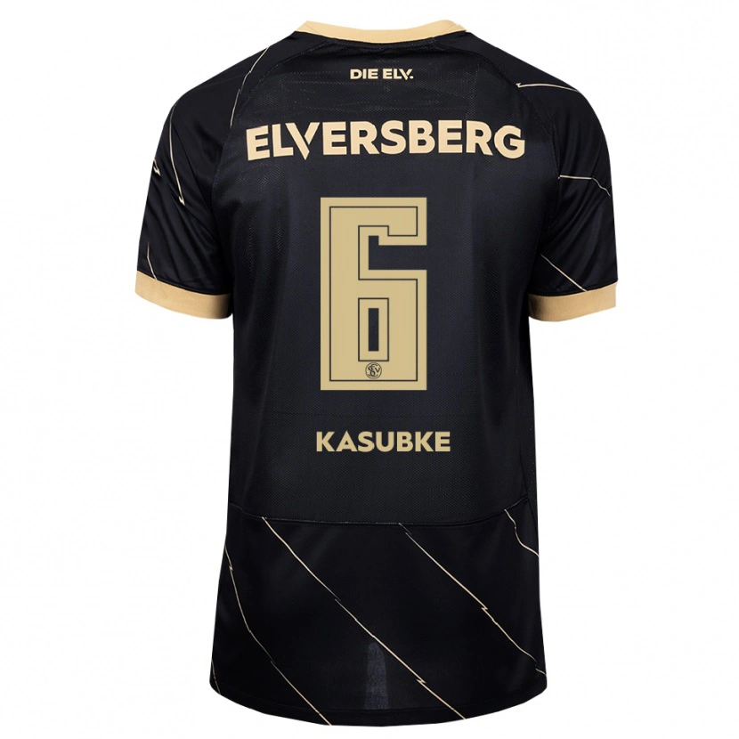 Danxen Damen Manuel Kasubke #6 Schwarz Braun Auswärtstrikot Trikot 2026/27 T-Shirt Österreich