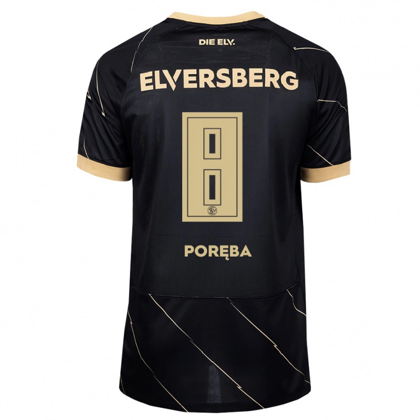 Danxen Damen Lukasz Poreba #8 Schwarz Braun Auswärtstrikot Trikot 2026/27 T-Shirt Österreich