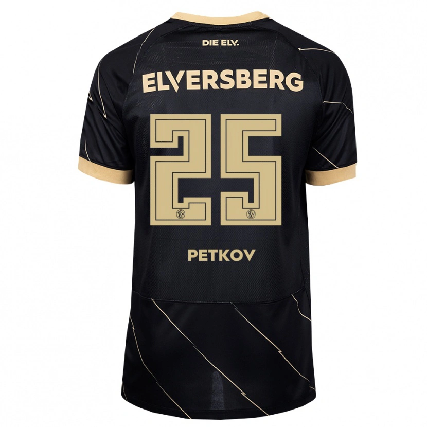 Danxen Damen Lukas Petkov #25 Schwarz Braun Auswärtstrikot Trikot 2026/27 T-Shirt Österreich
